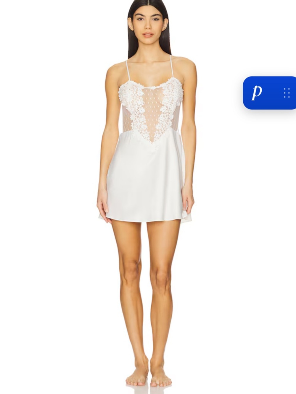 Flora Nikrooz Ivory Lace Showstopper Chemise